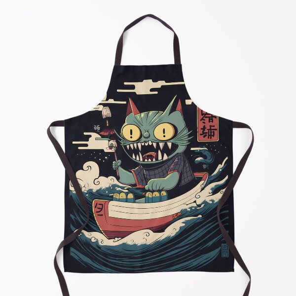 Item preview, Cat Yokai Paddling! designed and sold by ice1103.