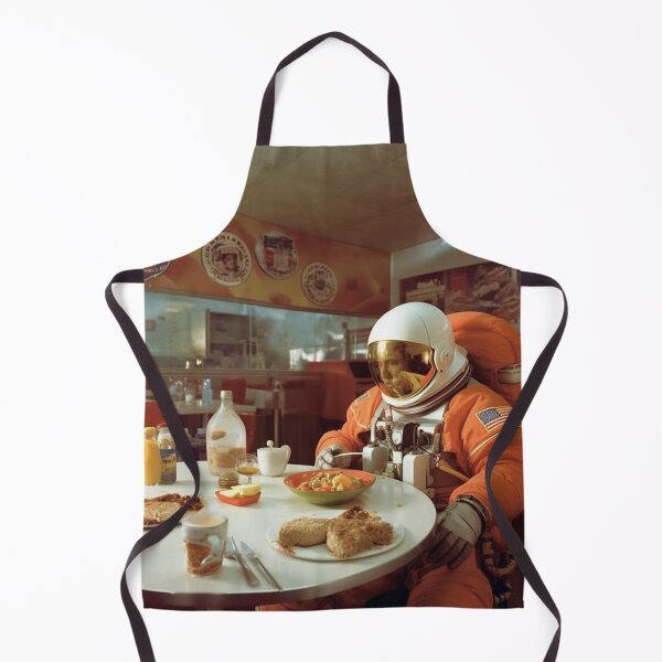 Item preview, Astronaut Breakfast At Burger Restaurant designed and sold by NicholePauley.