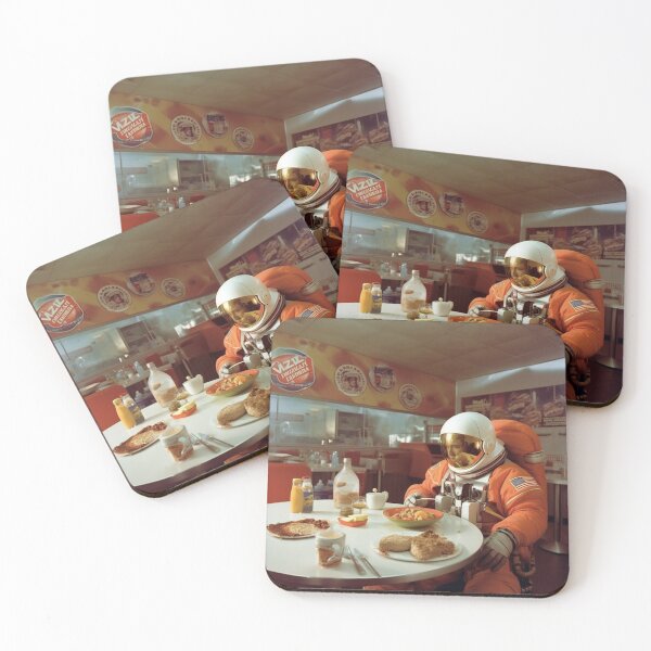 Item preview, Astronaut Breakfast At Burger Restaurant designed and sold by NicholePauley.