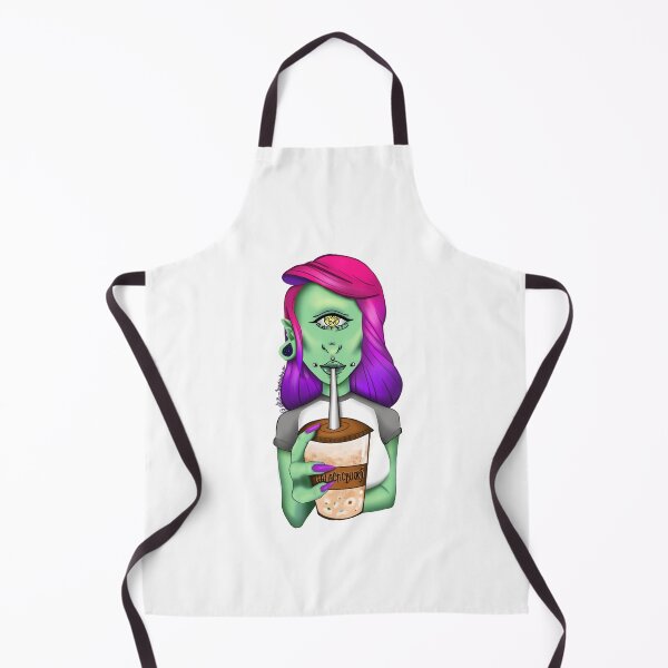 Item preview, Alternative alien drinking boba designed and sold by AliceWonderdraw.