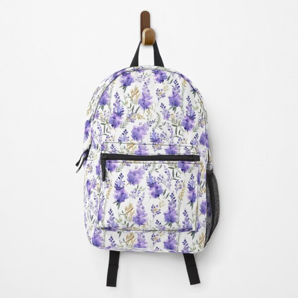 Artikelvorschau, Lila Lavendel-Aquarell-Blumenmuster entworfen und verkauft von AETHERART.