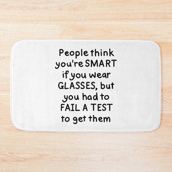 Item preview, Funny Glasses Wearing Short sighted Quote designed and sold by Jieul.
