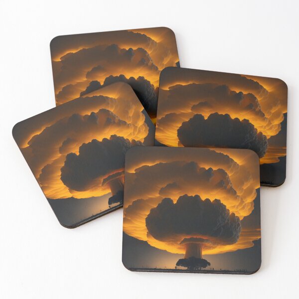 Item preview, The Power of Devastation: Dynamic Nuclear Explosion Art|Nuclear weapon|Russo Ukrainian War|nuclear explosion designed and sold by RedArtG09.