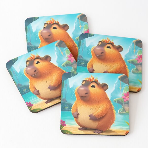 Item preview,  Capybara nice fat digital art designed and sold by DigitalPixelize.
