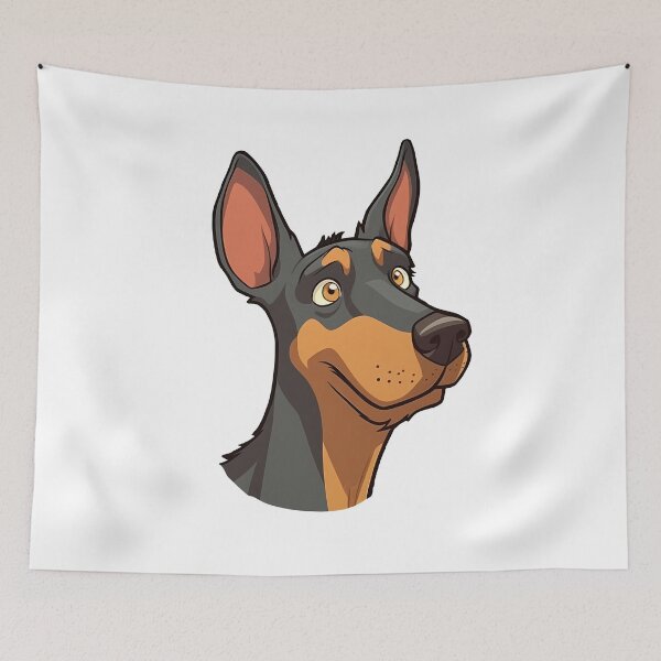 Item preview, Cute Anime Doberman Pincher  designed and sold by BrilliantTShop.