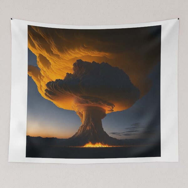 Item preview, Skyward Inferno: A Stunning Display of Nuclear Power|Nuclear weapon|Russo Ukrainian War|nuclear explosion designed and sold by RedArtG09.