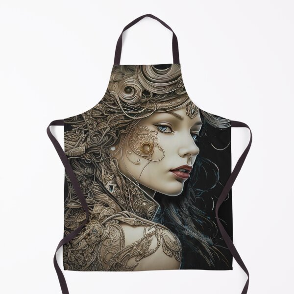Item preview, portrait of beauty 25(no background)-bold styles-dreamy mood-madness-abstract-detailed-epic-painterly designed and sold by Hermossa-Art.
