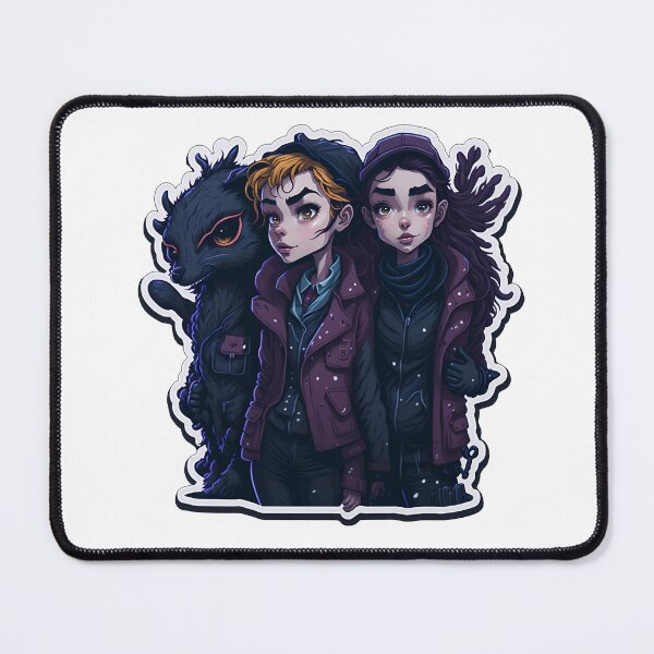 Item preview, Monstrous Bond: Women Sticker Duo with a Twist designed and sold by MeowtifullyCute.