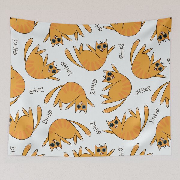 Item preview, Cute Orange Tabby Cat designed and sold by artbybiyan.