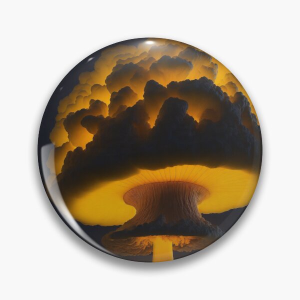 Item preview, The Illuminated Cataclysm: Awe-Inspiring Mushroom Cloud|Nuclear weapon|Russo Ukrainian War|nuclear explosion designed and sold by RedArtG09.