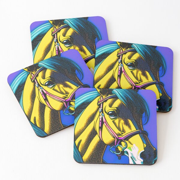 Item preview, Horse on a Blue Background designed and sold by FreeMind-Design.