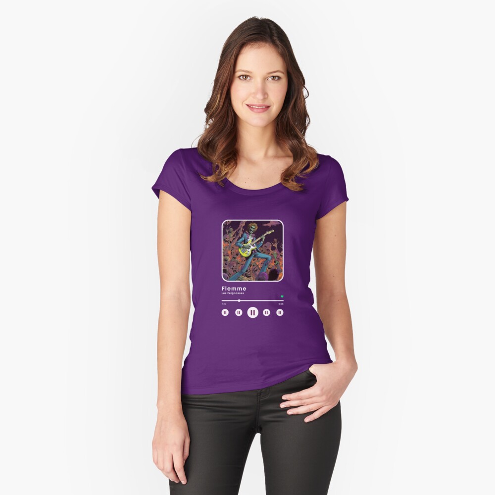 Item preview, Fitted Scoop T-Shirt designed and sold by Feignasses.
