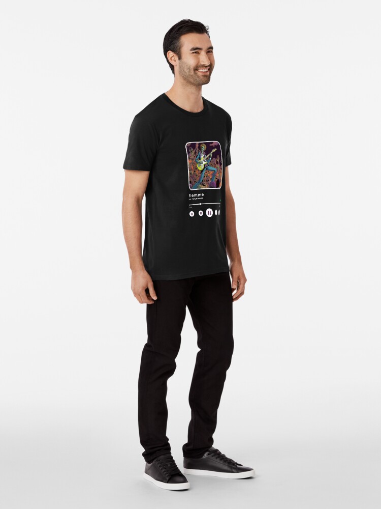 Thumbnail 3 of 6, Premium T-Shirt, Music Player Lazy Zombie Guitarist Metalheads designed and sold by Feignasses.