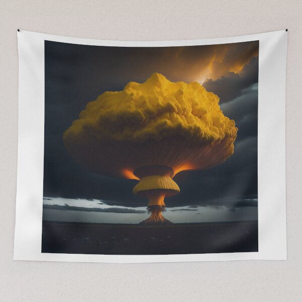 Item preview, Rising from Chaos: The Captivating Yellow Mushroom Cloud|Nuclear weapon|Russo Ukrainian War|nuclear explosion|Manhattan Project designed and sold by RedArtG09.