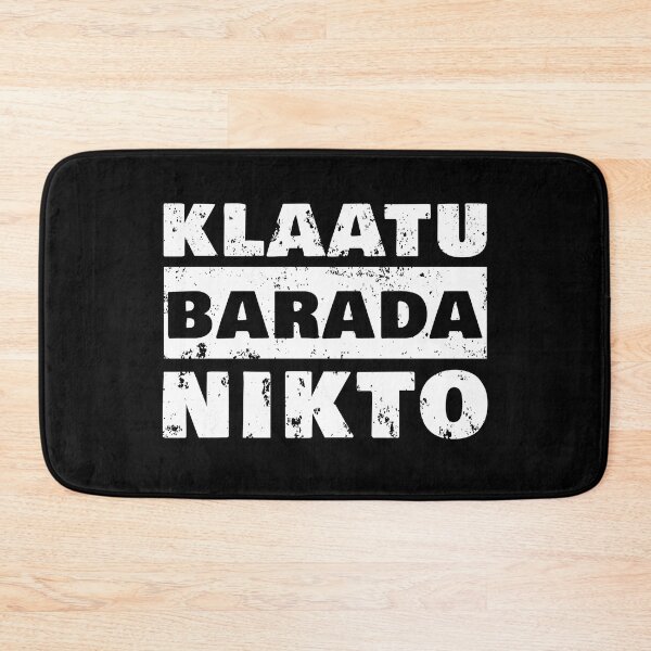 Item preview, Klaatu distressed for dark background designed and sold by BeyondGraphic.