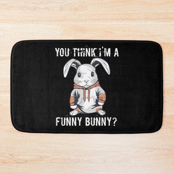 Item preview, No Funny Business Bunny designed and sold by luvablelifeform.