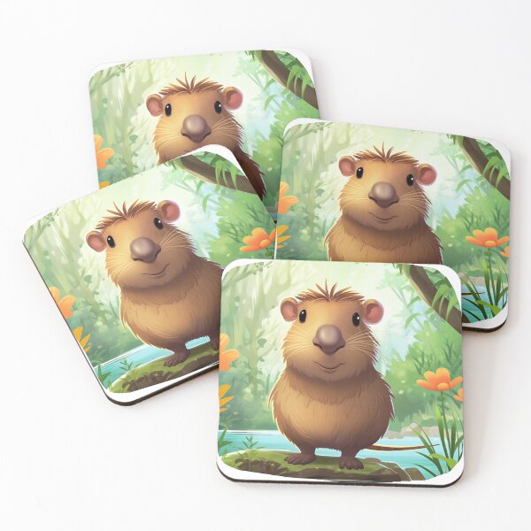 Item preview, small capybara designed and sold by DigitalPixelize.
