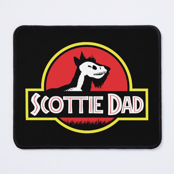 Item preview, (For Dark Background) Jurassic Scottish Terrier Dad designed and sold by More Cute Dogs.