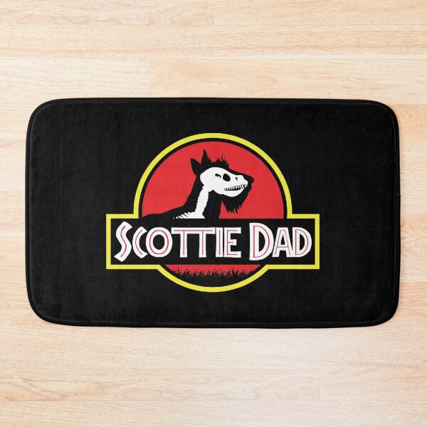 Item preview, (For Dark Background) Jurassic Scottish Terrier Dad designed and sold by More Cute Dogs.