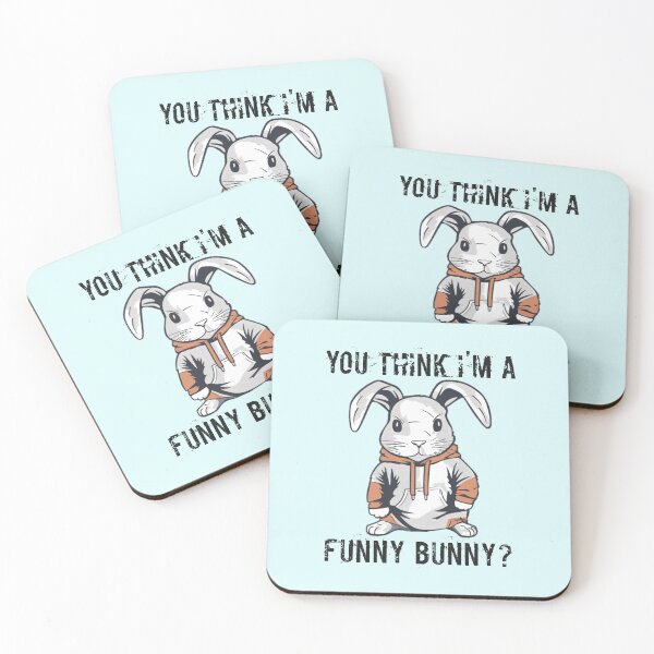 Item preview, No Funny Business Bunny designed and sold by luvablelifeform.
