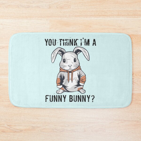 Item preview, No Funny Business Bunny designed and sold by luvablelifeform.