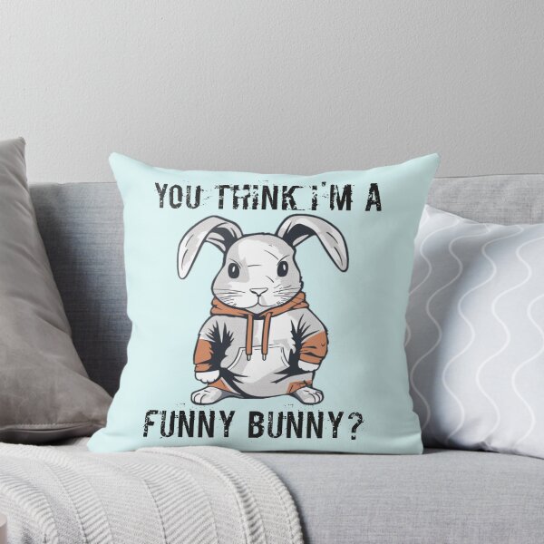 Item preview, No Funny Business Bunny designed and sold by luvablelifeform.