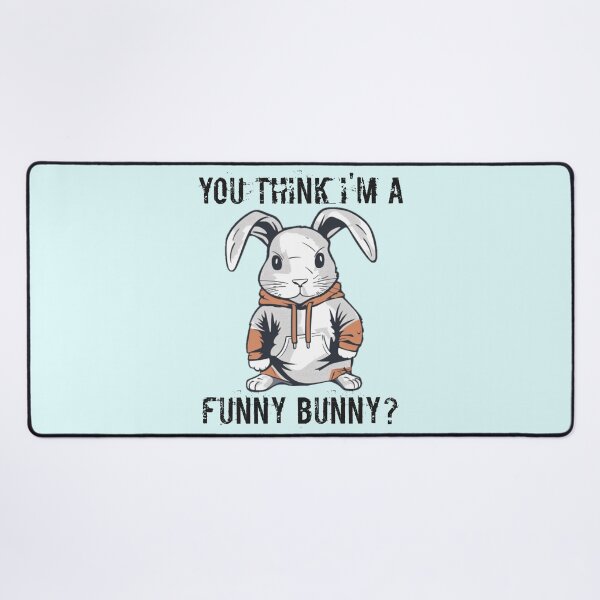 Item preview, No Funny Business Bunny designed and sold by luvablelifeform.