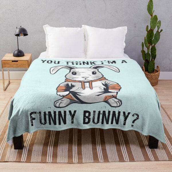 Item preview, No Funny Business Bunny designed and sold by luvablelifeform.