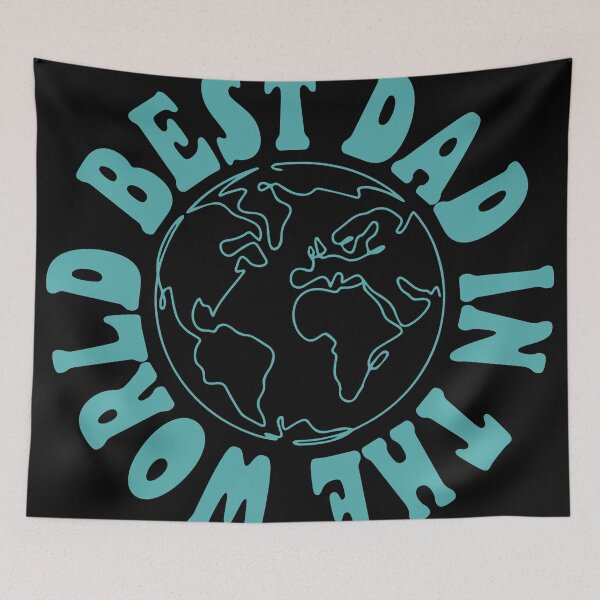 Item preview, Best Dad in the World Father's Day designed and sold by RinrinDesigns.