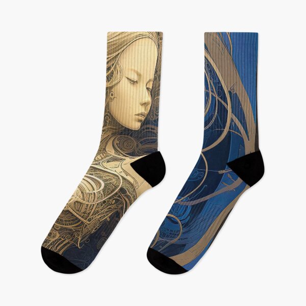 Item preview, the goldan beauty 6-bold styles-dreamy mood-madness-abstract-detailed-epic-painterly designed and sold by Hermossa-Art.