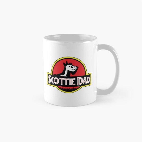 Item preview, (For Bright Background) Jurassic Scottish Terrier Dad designed and sold by More Cute Dogs.