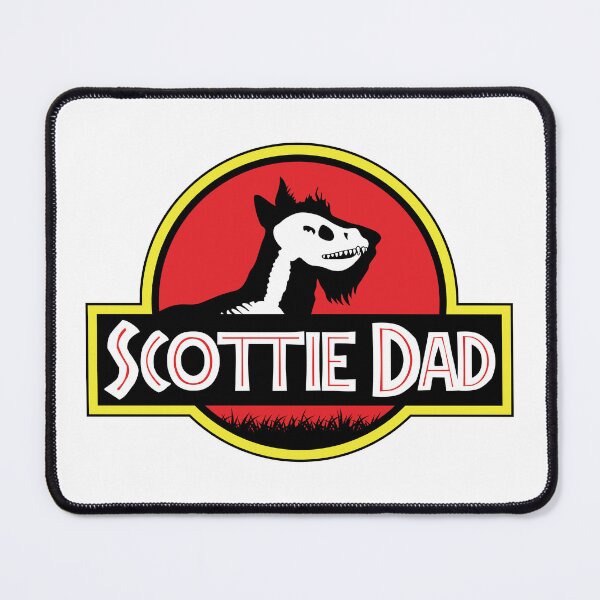 Item preview, (For Bright Background) Jurassic Scottish Terrier Dad designed and sold by More Cute Dogs.