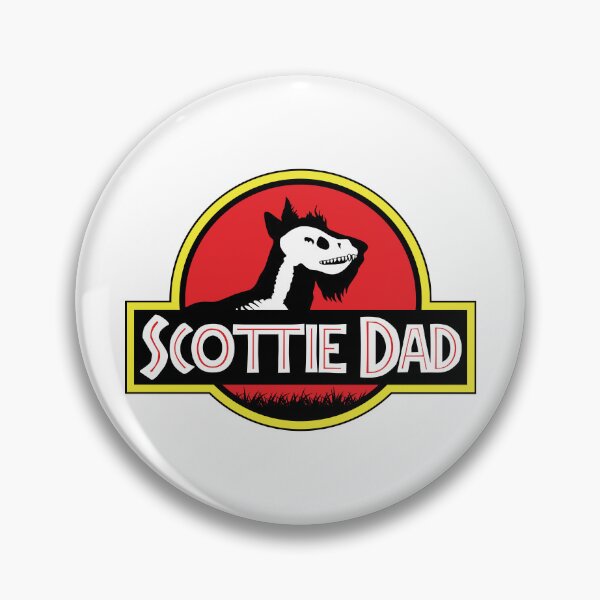 Item preview, (For Bright Background) Jurassic Scottish Terrier Dad designed and sold by More Cute Dogs.
