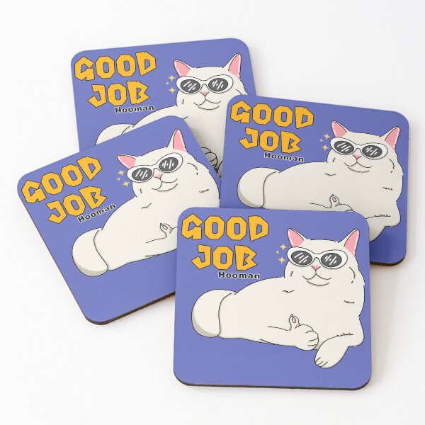 Item preview, Good Job, Hooman. designed and sold by RabbitandMoon.