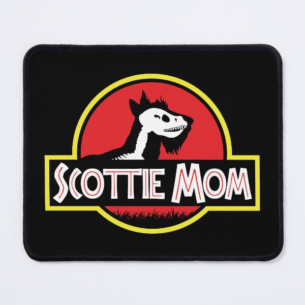 Item preview, (For Dark Background) Jurassic Scottish Terrier Mom designed and sold by More Cute Dogs.