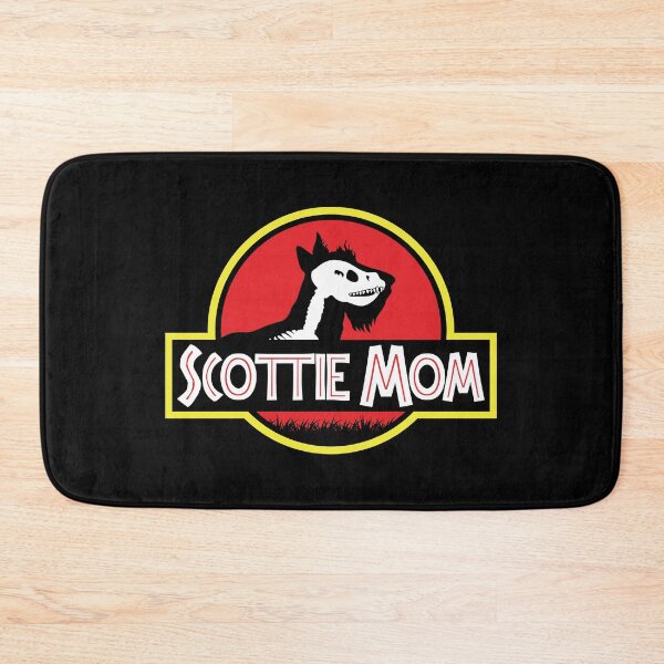 Item preview, (For Dark Background) Jurassic Scottish Terrier Mom designed and sold by More Cute Dogs.