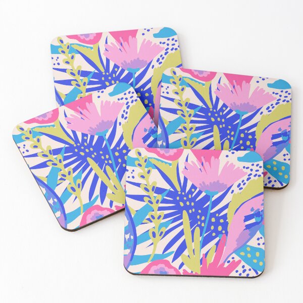 Item preview, Modern pattern with tropical plants designed and sold by hmorena.