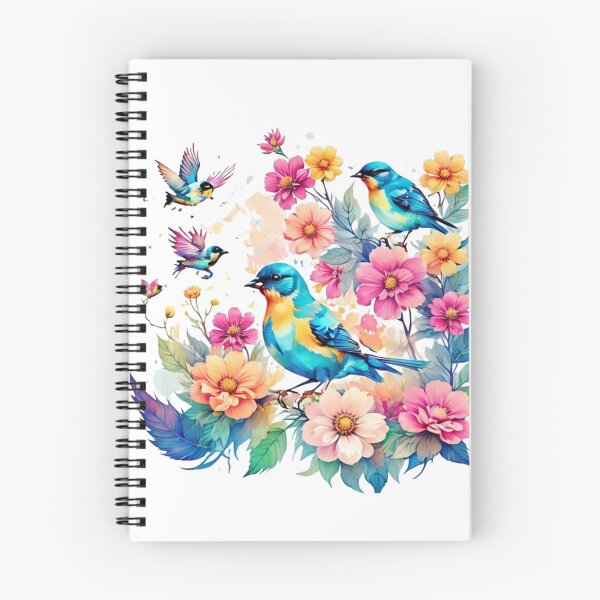Item preview, Happy Birds and Nice Flowers designed and sold by ShopULove.