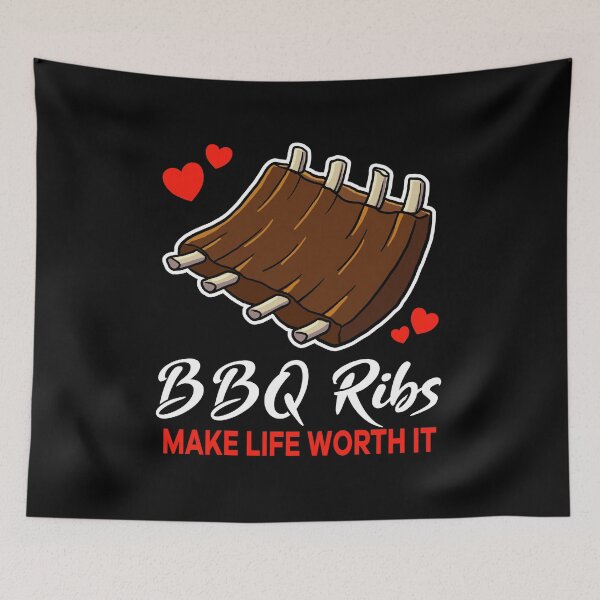 Item preview, Barbecue Ribs make life worth it saying designed and sold by jonmlam.