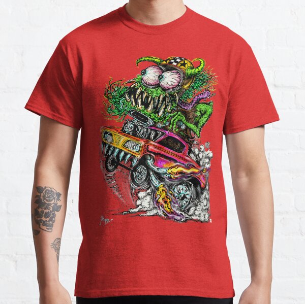 Retro Drag Racing Hot Rod gasser. Classic T-Shirt