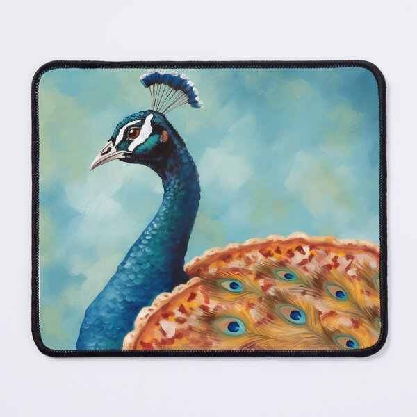 Item preview, Peacock pizza Pie & Slice designed and sold by miraclemeows.