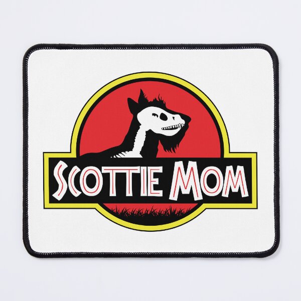 Item preview, (For Bright Background) Jurassic Scottish Terrier Mom designed and sold by More Cute Dogs.
