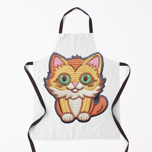 Aperçu de l'œuvre Patch brodé chat fou créée et vendue par PixlMasterpiece.