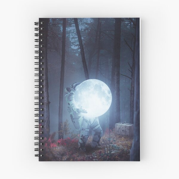 Item preview, Space wall print art - astronaut holding moon  designed and sold by Subhrovision.