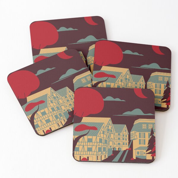 Item preview, Blood moon town  designed and sold by SkyisBright.