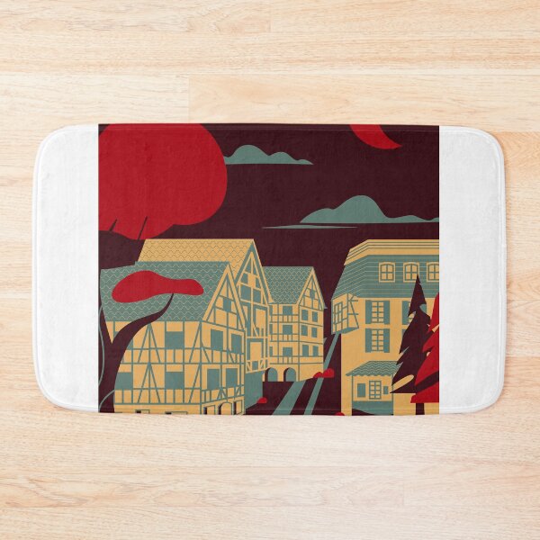 Item preview, Blood moon town  designed and sold by SkyisBright.