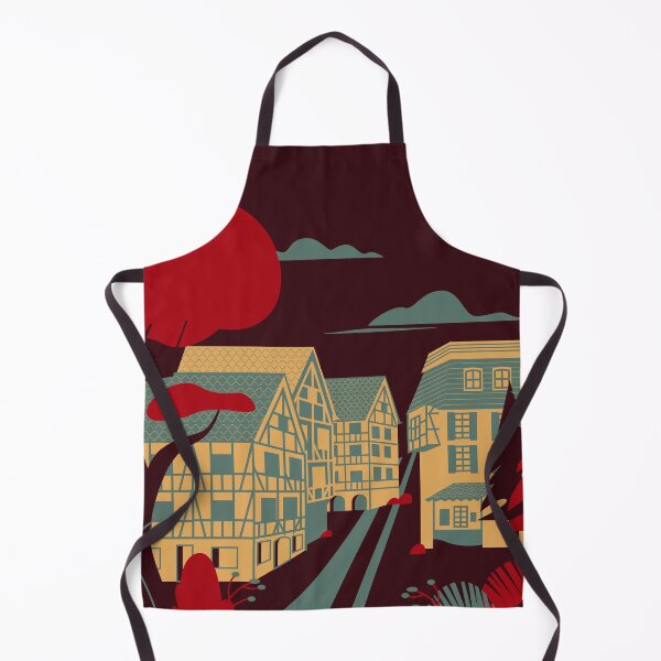 Item preview, Blood moon town designed and sold by SkyisBright.