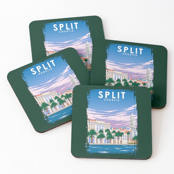 Item preview, Split Croatia Vintage Minimal Retro Travel  designed and sold by emmanuertourmal.