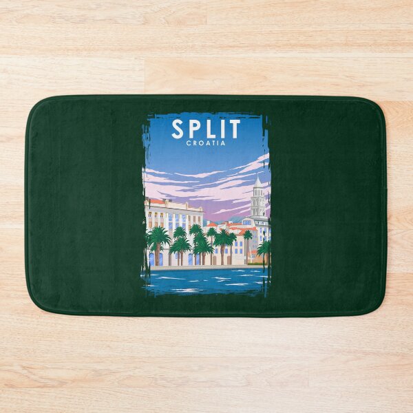 Item preview, Split Croatia Vintage Minimal Retro Travel  designed and sold by emmanuertourmal.