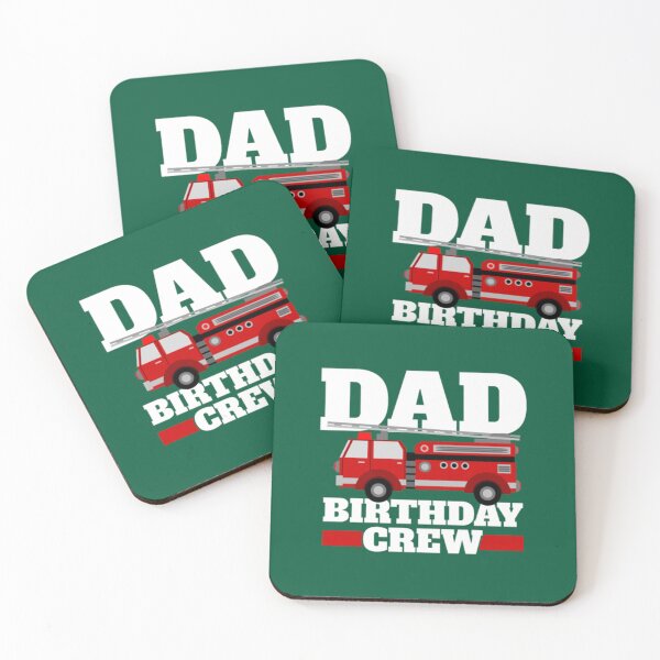 Artikelvorschau, Papa der Geburtstagsmannschaft Feuerwehrauto-Partygeschenk entworfen und verkauft von TangyPrintse.